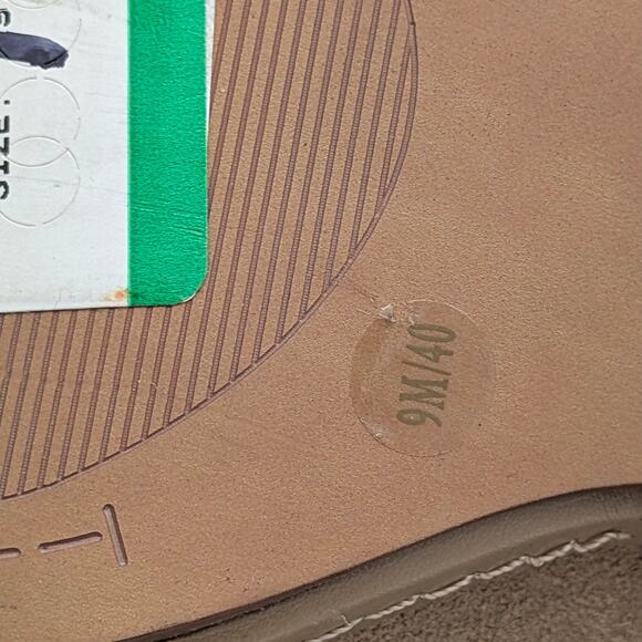 Vince Camuto Fareena Cutout Block Heel Bootie Women's Tortilla Size US9M EU40 - Picture 12 of 12